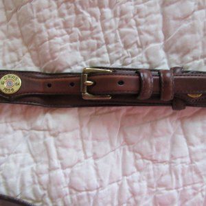ORVIS leather belt Ranger shotgun shell sz 44